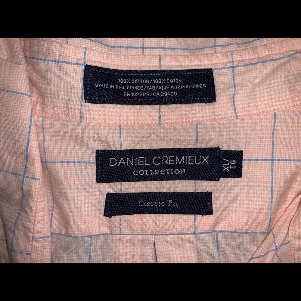 Daniel Cremieux pink/blue dress shirt
